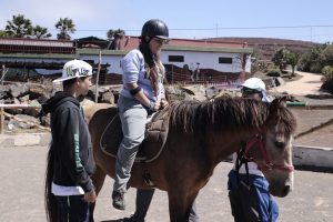 Jóvenes en el Taller de Medio Ambiente y Diversidad Funcional