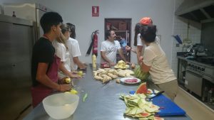 Entrevista al equipo cocina