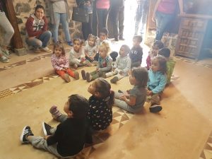 Niños en el proyecto "La casita de Miguel"